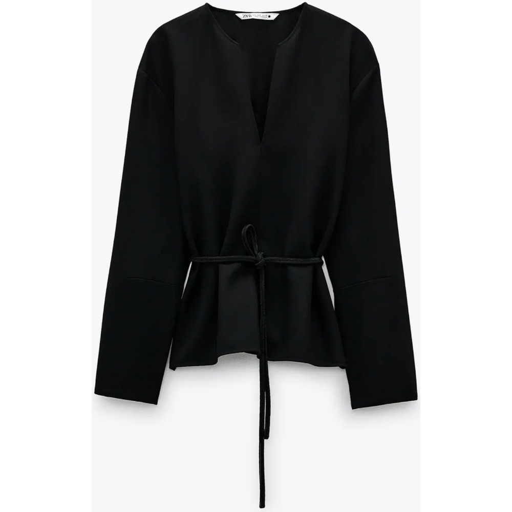 ZARA| BELTED TOP